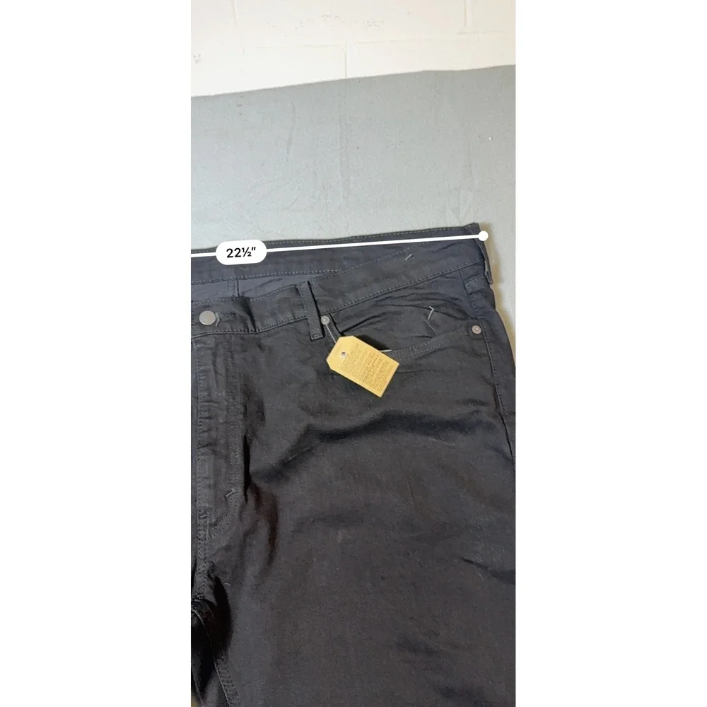 Levi's 541 Athletic Taper Men Pants 48x29 Black NWT Stretch Denim 18757-0105